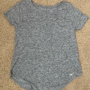 hollister gray shirt with pocket size small